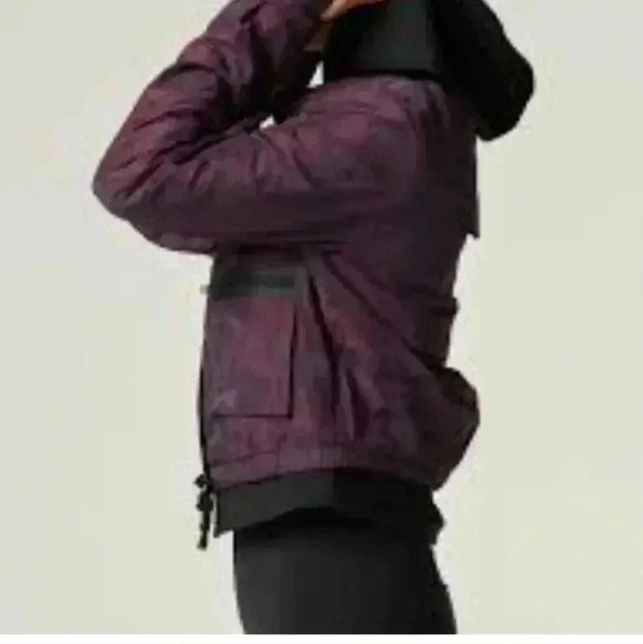 Blanc NOIR SkyFall Aviator Jacket Aubergine Camo Women's Sz Small - Picture 12 of 12